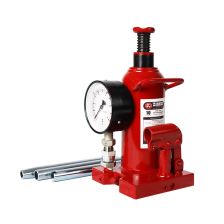 ZNP-10P, 10 Ton Steel Base Bottle Jack With Gauge